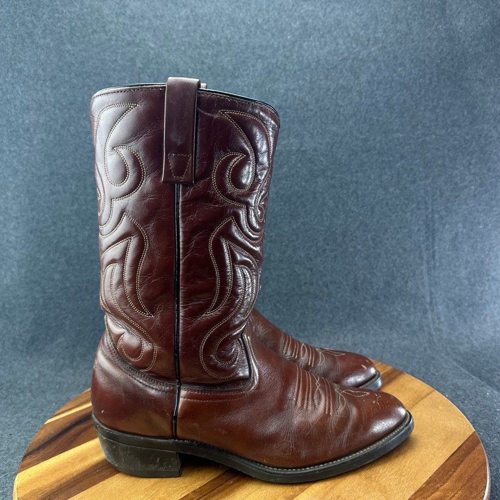 Vtg Mason Chippewa Falls Men Cowboy Boots 9.5E Vibram Sole USA Made